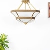Parkstone Brass Chandelier Light
