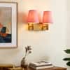 Devansh Metal Electric Wall Light in Gold Colour with Multi Shade Count of 1 Light