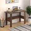 Efflino Engineered Wood Study Table In Brown Maple Finish