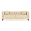 Windsor Premium 3 Seater Fabric Sofa in Birch Beige Colour