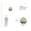 Aarna Handcrafted Hanging Lamp Spherical
