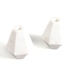 Diamond Dust Mable Candle Stands Set of 2