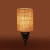Devansh Metal Electric Wall Light in Antique Gold Colour with Beige Shade Count of 1 Light