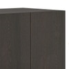 Wren Engineered Wood 3 Door Wardrobe With Mirror in Dark Wenge Finish
