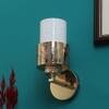 Eliante Modern Wall Lights Mild Steel & Glass Material Gold & White Finish