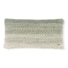 Ombre Moss Knit Mint Green  And Natural Cushion Cover 12X20 Inches