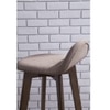 Scandinavian Mora Bar Chair Brown Cocoa Finish