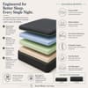 Original Orthopaedic Graphite High Resilience Foam Mattress (72 x 60 in, 8 Inches)