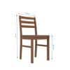 Seattle Starter Dining Set 1+6 (Rubberwood, Antique Oak Finish)