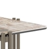 Paloma Marble Side Table in Jupiter Red Spanish Ceramic Finish