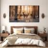 The Castle Decor Beautiful Deer Wall Art Framed Painting 27x48 Inch (Style 1)