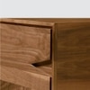 Batik Series Bedside Table duly polished in Matte Finish and base in Teak Wood