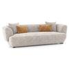 Brie 3 Seater Fabric Sofa In Turtledove Beige