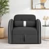 Jayen 1 Seater Pull Out Sofa cum Bed  in Dark Grey Colour