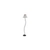 Ace Multicolour Fabric Floor Lamp with Black Iron Base