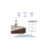 Themis Engineered Wood Queen  Size Bed With Box Storage (Walnut Finish)
