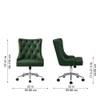 Doe Buck Amparo Green Leatherette Executive Office Chair