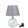 Marble Print Table Lamp Grey Sophisticated Design