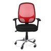 Oxter Medium Back Mesh Office Chair (Red-Black)