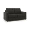 Apollo Compact 2 Seater  Fabric Sofa In Graphite Grey Colour