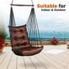 Swingzy Premium Hanging Swing Chair for Kids and Adults Brown