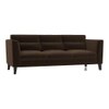 Lewis Sofa (Colour : Dark Earth, Cushion : Hard, Seater : 3+1+1)