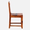 Gianni Solid Wood Dining Chair in Provincial Teak Finish - Set of 2