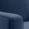Apollo Sofa (Colour : Lapis Blue, Cushion : Hard, Back Type : High Back, Seating Capacity : Right Aligned 3 Seater + Right Aligned Chaise)