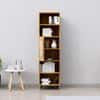 Hexa Engineered Wood Bookshelf Multipurpose Storage Rack in Giant Wood Colour