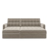 Peckham 3 Seater Click Clack Sofa Cum Bed In Oyster Beige Colour