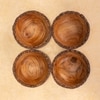 Ireka Homes Vriksha Wooden Snack Bowls – Set