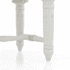 Lucine Upholstered Solid Wood Bench In White Finish With Macadamia Brown Hopsack Weave Fabric Colour