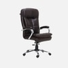 Ettorez Grace Ultra Premium Leatherette Office Chair In Brown Colour