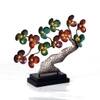 Desert Art Metal Handpainted Tree Showpiece in Multicolour