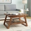 Alison Sheesham Wood Coffee Table In Teak Finish