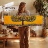 Abstract Botanical Tree Wildflower Canvas Wall Art 12 x 46 Inch
