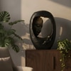 Black Face Shower Water Fountain