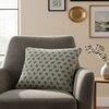 Geometric Fossil  And Natural Cushion Cover 16X16  Inches