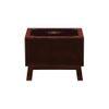 Hand-Painted Solid Wood Dresser in Multicolour with Mirror