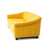 Hamaz 3 Seater Sofa In Fabric Yellow Color
