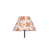 Cleo Multicolour Fabric Floor Lamp with Black Iron Base