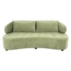Henry Boucle 3 Seater Sofa in Pista Green  Color