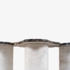 Poppy Marble Side Table Set of Four in Beige Colour