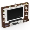 Bluewud Orelia Engineered Wood Tvcabinet In Brown Maple & White Finish