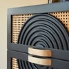 Ziggy Solid Wood Chest of Drawer With 4 Drawer in Black Finish