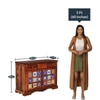 Sheesham Wood Sideboard In Honey Oak Finish