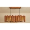 Palisade 36 Centrum Brown Wooden 3 Series Hanging Lamp