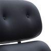 1956 Lounge Chair in Leatherette Black Colour