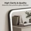 The Artment Black Halo Arch Unbreakable Floor Mirror For Home (150 X 40 CM)