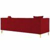 Haruko Fabric Sofa - Red